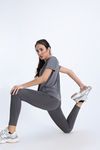 Zelocity Quick Dry Relaxed Top - Steel Grey — thumbnail 4